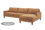Луксозен уникално мек ъглов диван с гъши пух № 401