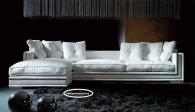Луксозен ъглов диван с текстил, дамаска № 200